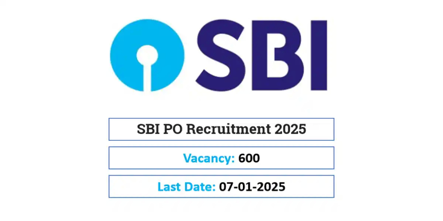 SBI PO Recruitment 2025 – Apply Online for 600 Posts