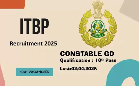 ITBP Constable Recruitment 2025 - Apply Online for 133 Posts