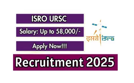 ISRO URSC Recruitment 2025 - JRF & RA Positions