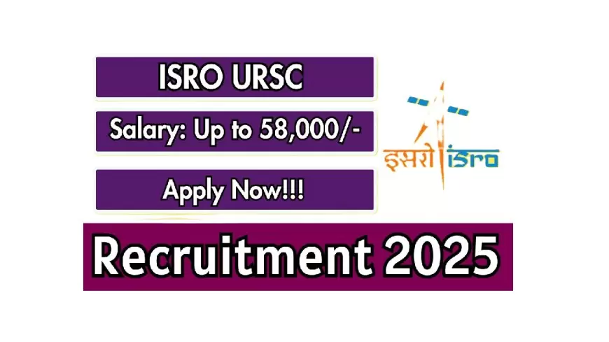 ISRO URSC Recruitment 2025 - JRF & RA Positions