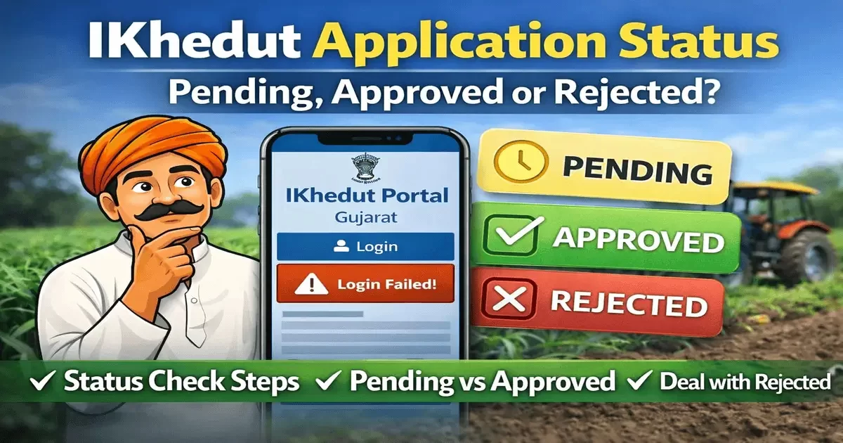 iKhedut Application Status 2026: Check Pending, Approved & Rejected Status Online
