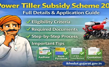 પાવર ટીલર સબસિડી યોજના 2026: ખેડૂતોને મળશે મોટી રાહત, અહીંથી કરો અરજી